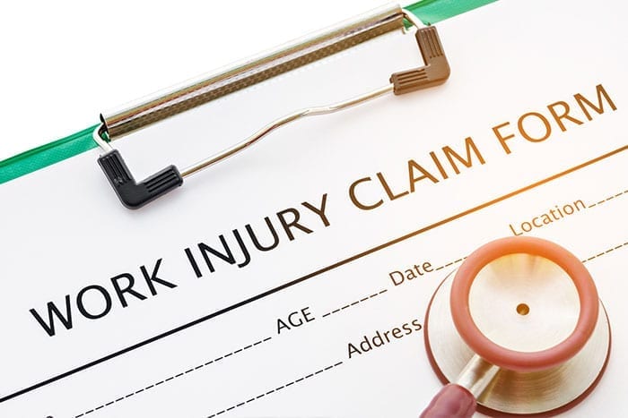 injured at work claim form